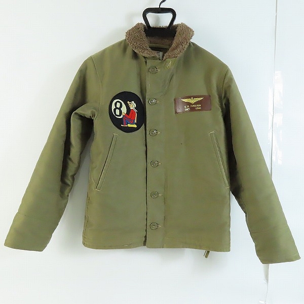 実際に弊社で買取させて頂いたTHE REAL McCOY'S/ザリアルマッコイズ N-1 ミリタリーデッキジャケット  NXsx 25462 /34