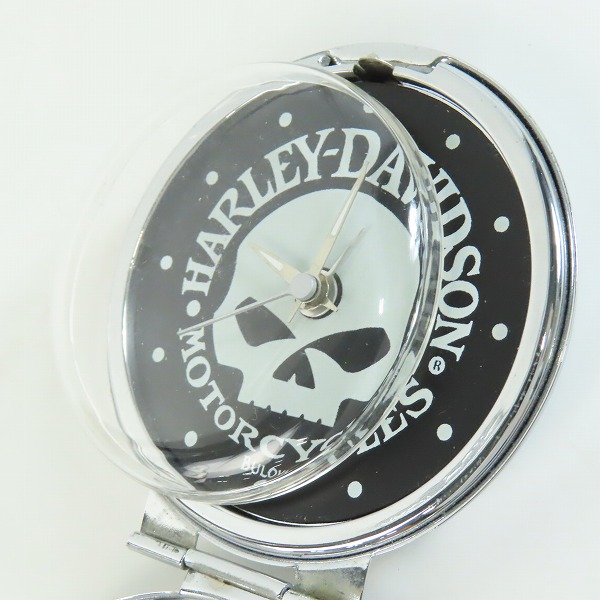 実際に弊社で買取させて頂いた【ジャンク】Harley-Davidson/ハーレーダビッドソン SKULL TRAVEL ALARM 目覚まし 時計 の画像 6枚目