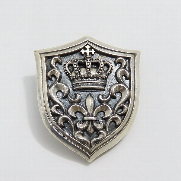 実際に弊社で買取させて頂いたJustin Davis/ジャスティンデイビス クラウンシールド ペンダントの画像 1枚目