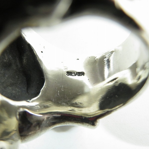 実際に弊社で買取させて頂いたTHIRTEEN DESIGNS/サーティーンデザインズ スカルリング 21号-22号の画像 7枚目