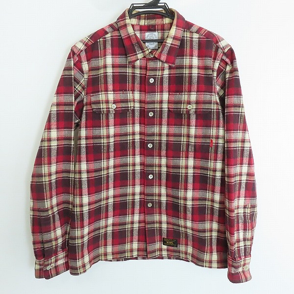 実際に弊社で買取させて頂いたWTAPS/ダブルタップス ネルシャツ 142GWDT-SHM05 L