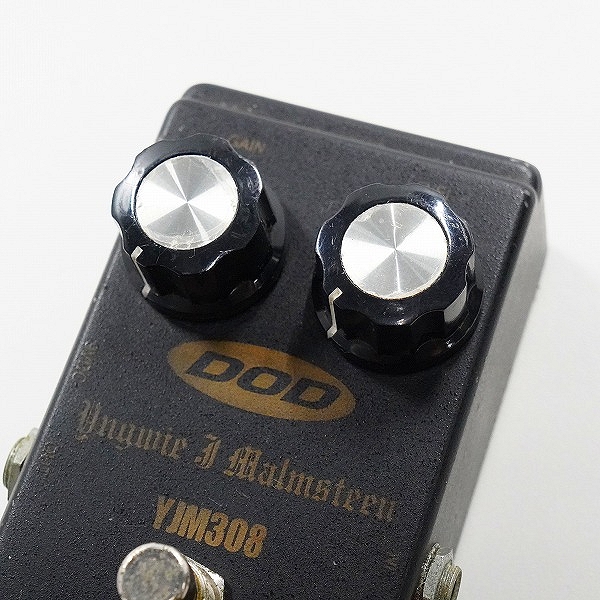 実際に弊社で買取させて頂いたDOD/ディーオーディー YJM308 YNGWIE J. MALMSTEEN Preamp Overdrive プリアンプ オーバードライブ エフェクター 動作確認済みの画像 5枚目