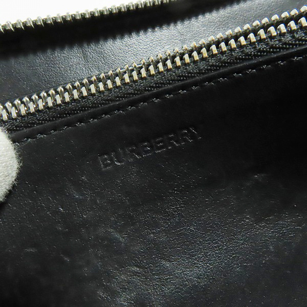 実際に弊社で買取させて頂いたBURBERRY/バーバリー 長財布 ロゴプリント レザー ロングウォレット ラウンドジップ 8009211の画像 4枚目