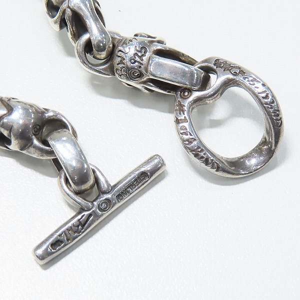 実際に弊社で買取させて頂いたBWL/ビルウォールレザー スモール グッドラック スカル カスタム ブレスレットの画像 6枚目