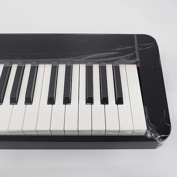 実際に弊社で買取させて頂いた★【未使用】CASIO/カシオ Privia PX-S3100BK/ブラック 電子ピアノ 2021年製 SP-34ペダルユニット・ソフトケース付の画像 2枚目