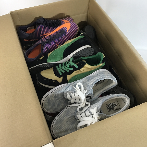 実際に弊社で買取させて頂いた【おまとめ】NIKE/ナイキ PUMA/プーマ VANS/バンズ 他 スニーカー/シューズ 等
