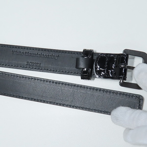 実際に弊社で買取させて頂いたWhite Mountaineering/ホワイトマウンテニアリング×PORTER/ポーター ベルト WM1773813/Freeの画像 2枚目