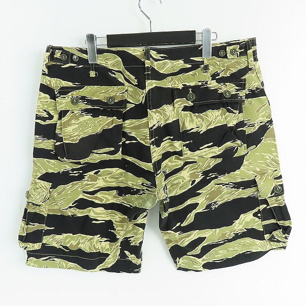 実際に弊社で買取させて頂いた(1)BUZZ RICKSON'S/バズリクソンズ GOLD TIGER PATTERNS SHORTS/ゴールド タイガー ショートパンツ BR51904/XLの画像 1枚目