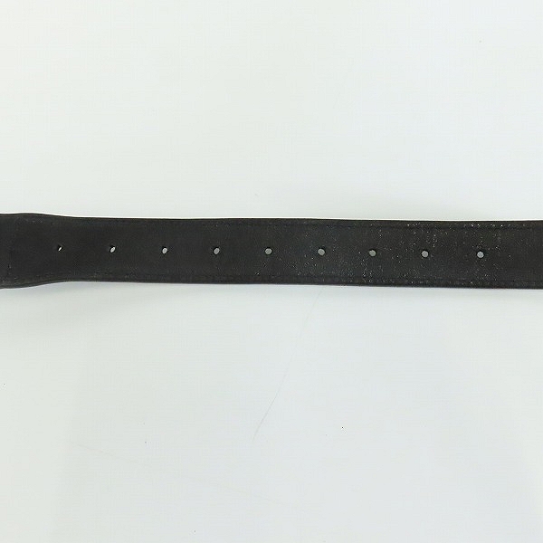 実際に弊社で買取させて頂いたBALMAIN/バルマン ベロア キルティング レザーベルト の画像 7枚目