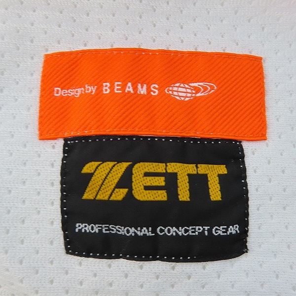 実際に弊社で買取させて頂いたゼット×ビームス 東京ヤクルトスワローズ ホーム レプリカユニフォーム  YSRP3W/XLの画像 2枚目