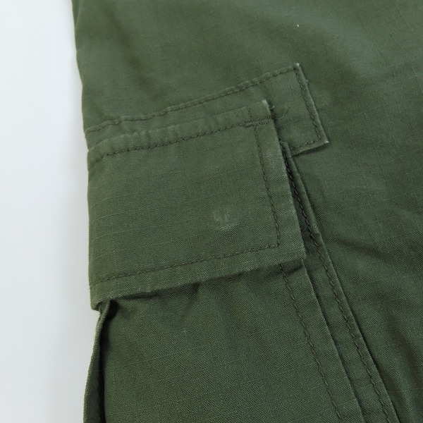 実際に弊社で買取させて頂いたBack Channel/バックチャンネル 7分丈 カーゴパンツ ブリントデザイン カーキ Sの画像 8枚目