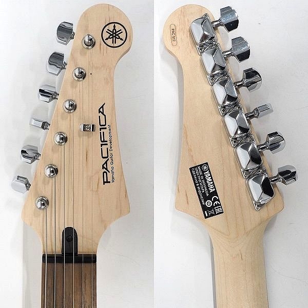 実際に弊社で買取させて頂いた★YAMAHA/ヤマハ PACIFICA/パシフィカ PAC012 ストラトシェイプ SSH エレキギター ソフトケース付の画像 2枚目