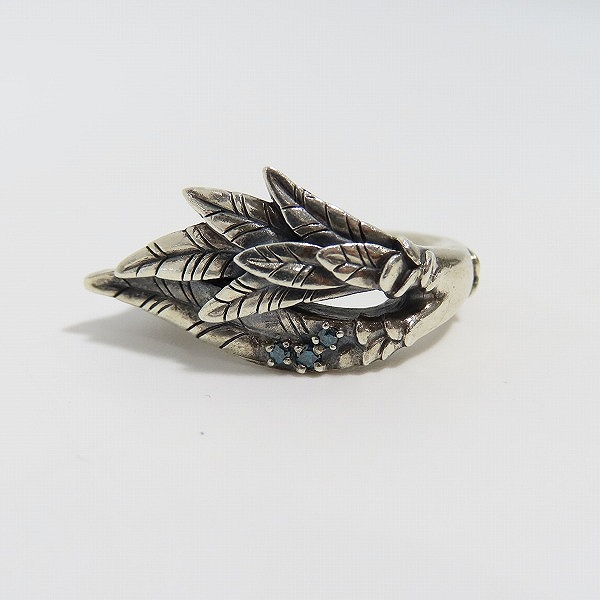 実際に弊社で買取させて頂いたBloody Mary/ブラッディマリー ビビット リング 雛鳥 w/ブルーダイヤ BMR716 /9号の画像 1枚目