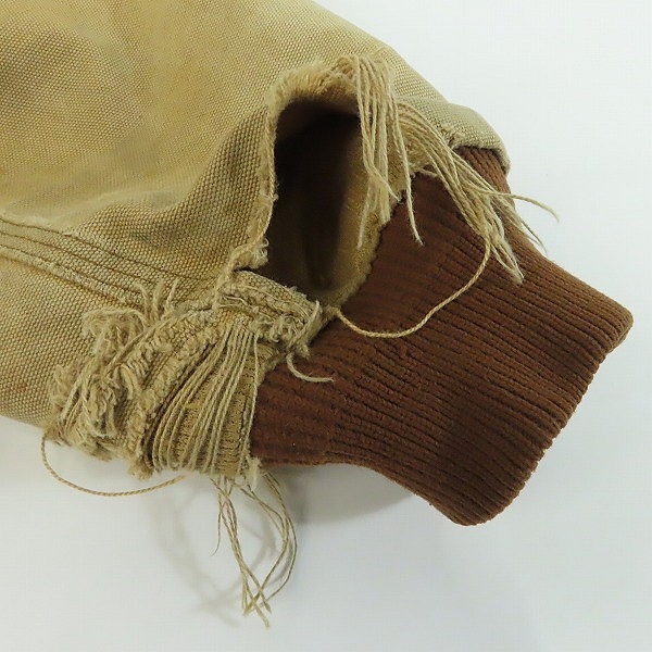 実際に弊社で買取させて頂いた【難有り】Carhartt/カーハート 90s アクティブジャケット JR116/XL の画像 7枚目