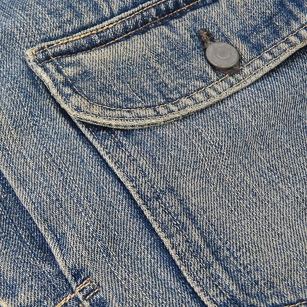 実際に弊社で買取させて頂いたLEVIS/リーバイス 506XX 1st/ファースト 針あり シンチバック/ボタン裏ツープロング ヴィンテージ デニムジャケットの画像 6枚目