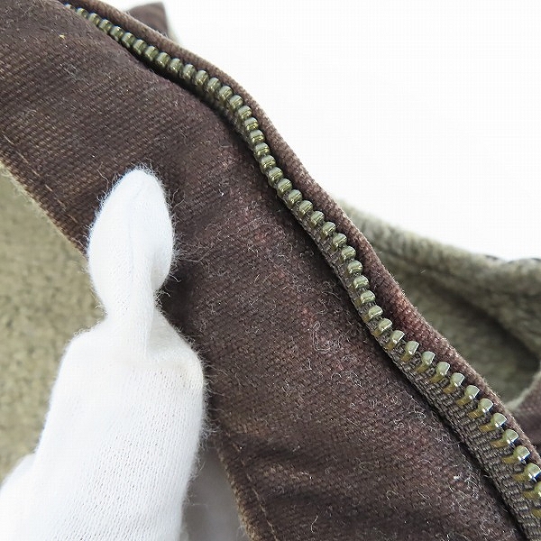 実際に弊社で買取させて頂いたCarhartt/カーハート ダック地 ジップアップ ベスト WV001 DKB/Sの画像 7枚目