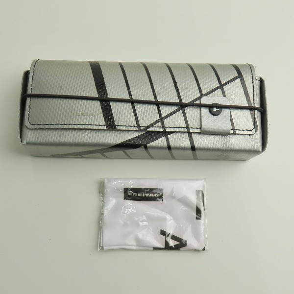 実際に弊社で買取させて頂いたFREITAG/フライターグ F532 TED/テッド メガネケース シルバー/ブラックの画像 6枚目