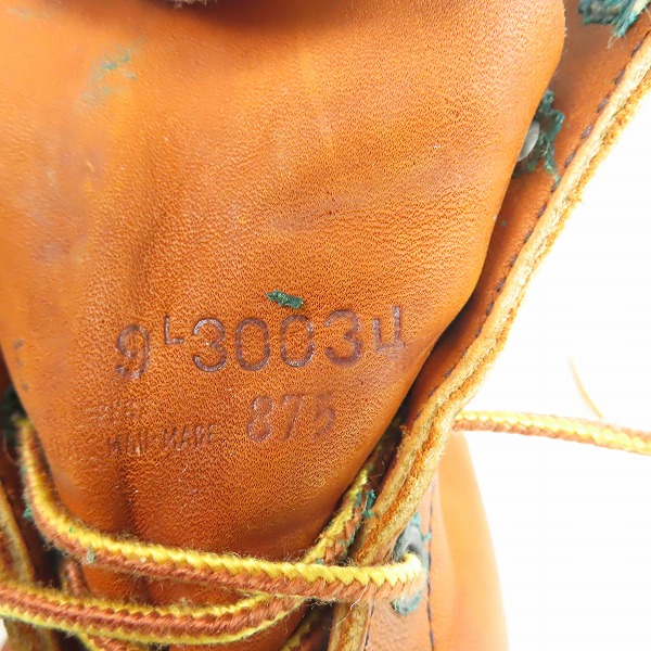 実際に弊社で買取させて頂いたRED WING/レッドウィング アイリッシュセッター ブーツ 875/8の画像 5枚目