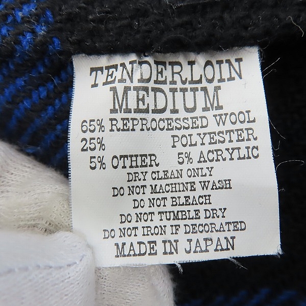 実際に弊社で買取させて頂いたTENDERLOIN/テンダーロイン T-20RG DURABLE PRESS バッファローチェックネルシャツ /Mの画像 4枚目