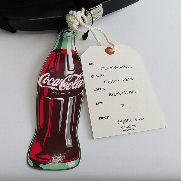 実際に弊社で買取させて頂いた【未使用】CALEE×COCA-COLA/キャリー×コカ コーラ INTERNATIONAL LOGO CAP インターナショナル ロゴ キャップ CL-20SS003CC/Fの画像 9枚目