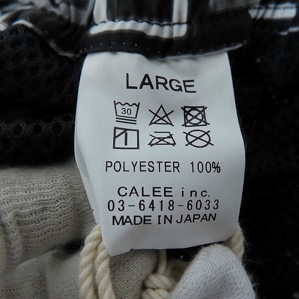 実際に弊社で買取させて頂いた【未使用】CALEE/キャリー 水陸両用 総柄 ショートパンツ/ショーツ CL-22SS020SP/Lの画像 4枚目