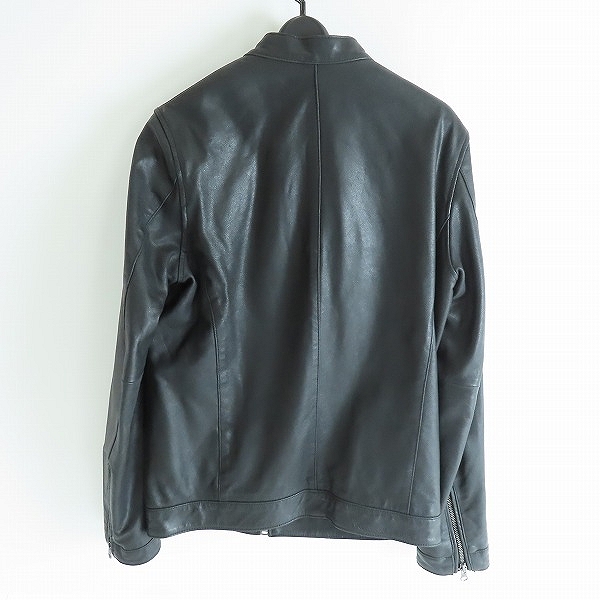 実際に弊社で買取させて頂いたUNITED ARROWS/ユナイテッドアローズ ヤギ革 レザーシングルライダースジャケット 1225-699-7510/Sの画像 1枚目