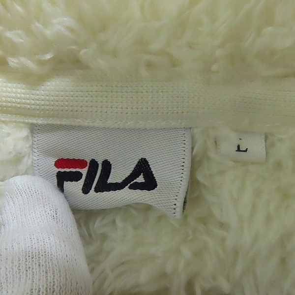 実際に弊社で買取させて頂いたFILA/フィラ ボア ジャケット FL5644 /Lの画像 2枚目