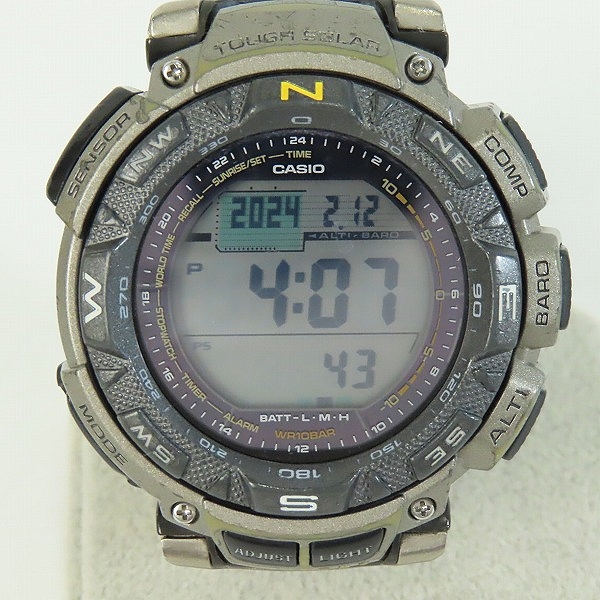 実際に弊社で買取させて頂いたCASIO/カシオ PROTREK/プロトレック トリプルセンサー ソーラー PRG-240T 