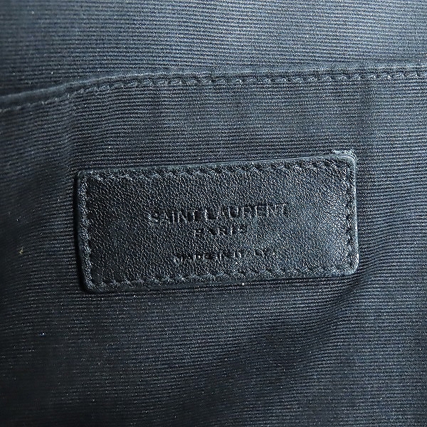 実際に弊社で買取させて頂いたSAINTLAURENTPARIS/サンローランパリ レザークラッチバッグ クロコ型押しの画像 5枚目
