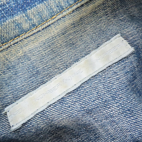 実際に弊社で買取させて頂いたNUMBER (N)INE/ナンバーナイン 02SS モダンエイジ期 デニムジャケット 3の画像 2枚目