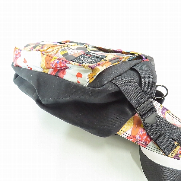 実際に弊社で買取させて頂いたPORTER×DIESEL×横尾忠則/ポーター×ディーゼル×Tadanori Yokoo 30周年限定 2WAY ウエストポーチ ショルダーバッグの画像 2枚目