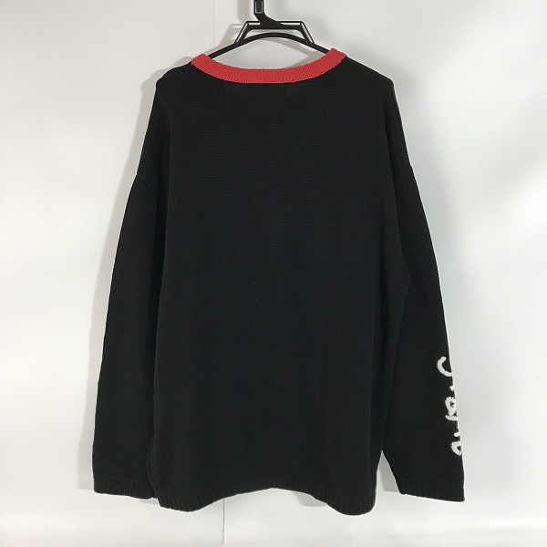 実際に弊社で買取させて頂いたJean-Michel Basquiat×glamb/ジャンミシェルバスキア×グラム プルオーバー ニット/セーター刺繍 GB15ANV/BQ13/4の画像 1枚目