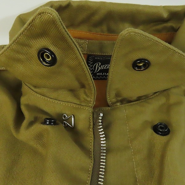 実際に弊社で買取させて頂いた【未使用】BUZZ RICKSONS/バズリクソンズ A-2 AVIATION ASSOCIATES JUNGLE CLOTH フライトジャケット カーキ BR14934 /42の画像 6枚目