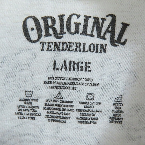 実際に弊社で買取させて頂いたTENDERLOIN/テンダーロイン TEE BBS ボルネオスカル Tシャツ/Lの画像 3枚目