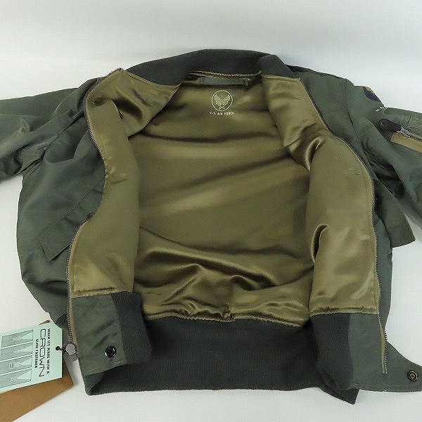 実際に弊社で買取させて頂いた【未使用】BUZZ RICKSON'S/バズリクソンズ L-2B SKYLINE CLOTHING CORPORATION フライトジャケット BR14870 /Lの画像 7枚目