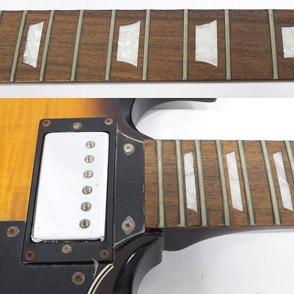 実際に弊社で買取させて頂いた★【弦無し】Epiphone/エピフォン G-400 DELUXE SG エレキギターの画像 3枚目