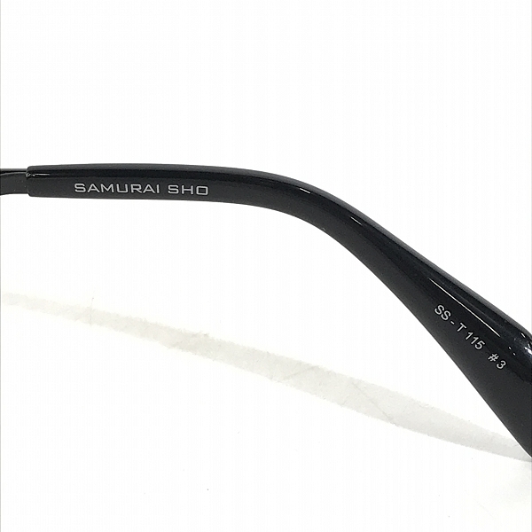 実際に弊社で買取させて頂いたSAMURAI SHO/サムライ翔 眼鏡/メガネフレーム/アイウェア SS-T115 #3の画像 6枚目