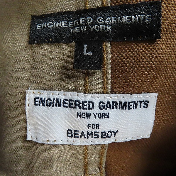 実際に弊社で買取させて頂いたEngineered Garments×BEAMS BOY/エンジニアド ガーメンツ×ビームスボーイ 別注 HighlandParka ハイランドパーカ Lの画像 2枚目