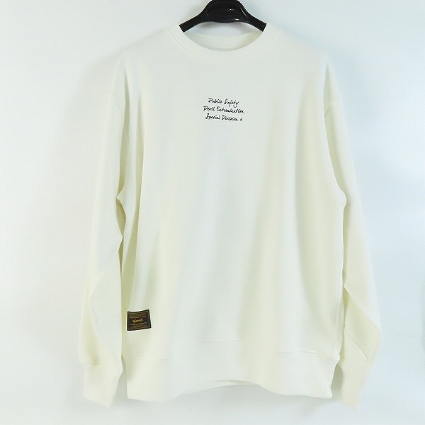 実際に弊社で買取させて頂いたglamb/グラム チェーンソーマンコラボ パーカー アキ バックプリント ホワイト GB0122/CM08  Lの画像 1枚目