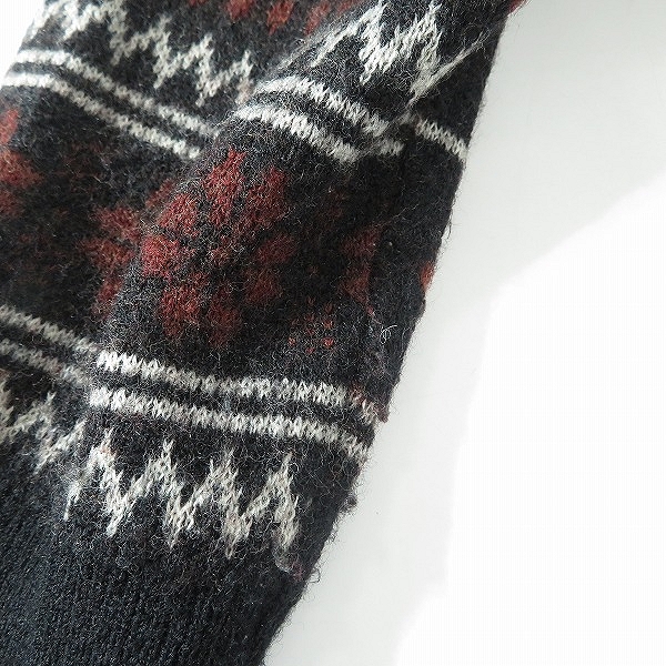 実際に弊社で買取させて頂いたFACTOTUM/ファクトタム アシンメトリージャガードニット 01090122の画像 5枚目