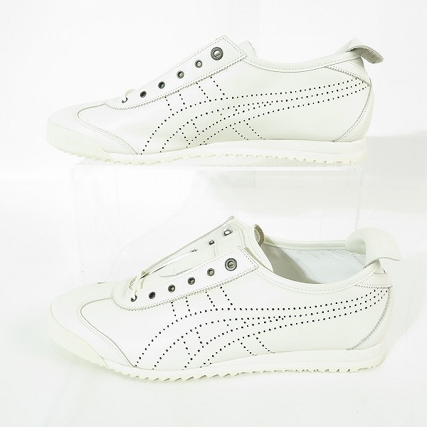 実際に弊社で買取させて頂いたOnitsuka Tiger/オニツカタイガー メキシコ 66SD スリッポン クリーム 1183A711-100/27.0の画像 3枚目