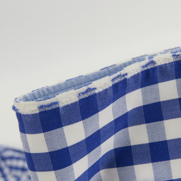 実際に弊社で買取させて頂いたJUNYAWATANABE COMME des GARCONS MAN/ジュンヤワタナベ コムデギャルソンマン ギンガムチェックシャツ/Lの画像 7枚目