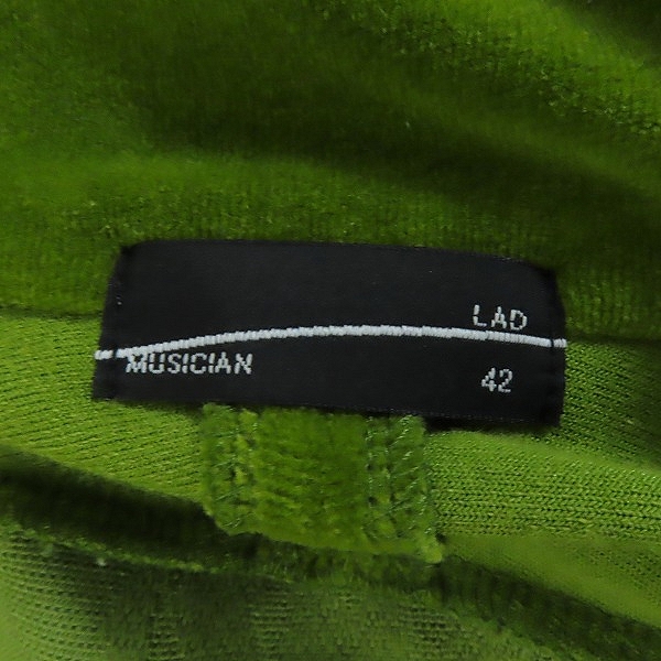 実際に弊社で買取させて頂いたLAD MUSICIAN/ラッドミュージシャン 22AW T/C VELOUR TRACK JACKET 2222-602 42の画像 2枚目