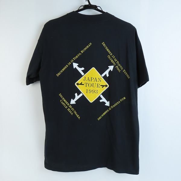 実際に弊社で買取させて頂いた【ジャンク】COVERDALE PAGE/カヴァーデイル・ペイジ 1993  JAPANツアーTシャツ バンドTシャツ ヴィンテージ Lの画像 1枚目