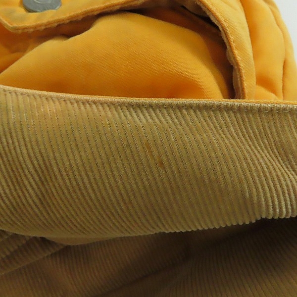 実際に弊社で買取させて頂いたTHE FLAT HEAD/フラットヘッド リバーシブル コーデュロイ切替 ダウンベスト/38の画像 9枚目