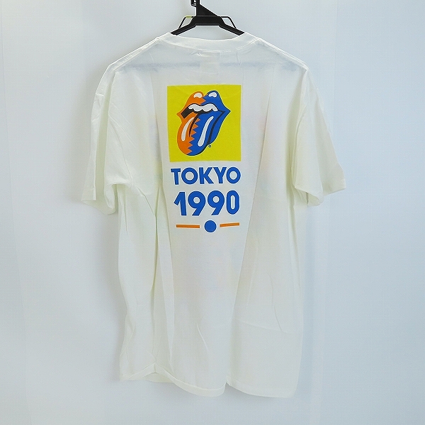 実際に弊社で買取させて頂いたTHE ROLLING STONES/ザローリングストーンズ コピーライト1989/90S/ヴィンテージ TOKYO1990東京ツアー Tシャツ XLの画像 1枚目
