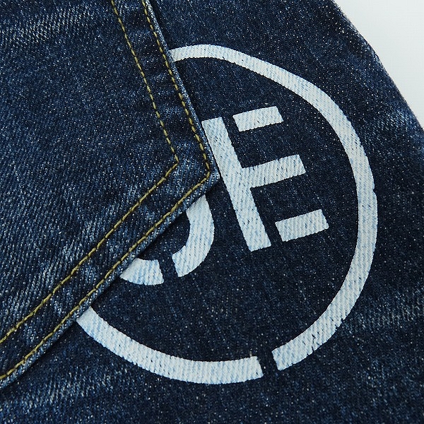 実際に弊社で買取させて頂いたuniform experiment /ユニフォームエクスペリメント 23SS DAMAGED DENIM PANTS UE-230018 2の画像 8枚目