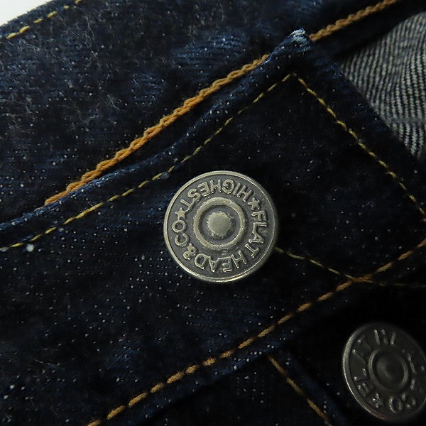 実際に弊社で買取させて頂いたTHE FLAT HEAD/フラットヘッド ボタンフライ デニムパンツ/ジーンズ/31の画像 7枚目