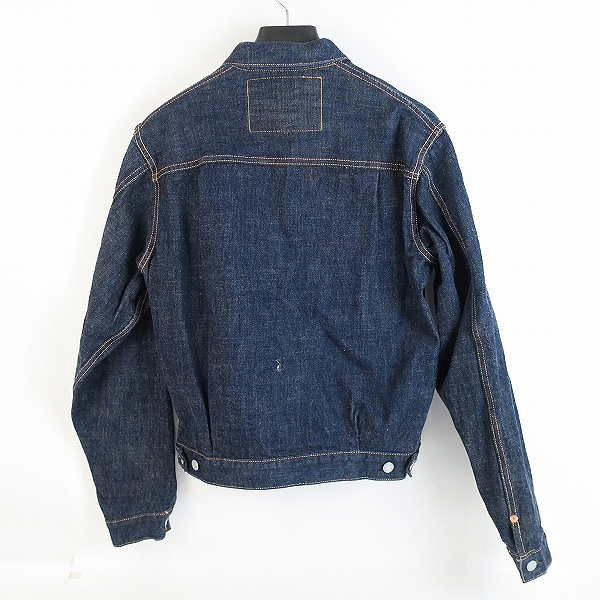 実際に弊社で買取させて頂いたEVISU/エヴィス 新恵美寿神頭 デニムジャケット Lot.1008/42の画像 1枚目