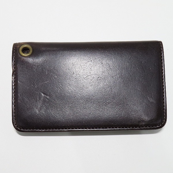 実際に弊社で買取させて頂いたWACKO MARIA×PORTER/ワコマリア×ポーター 2つ折り レザーウォレット の画像 1枚目